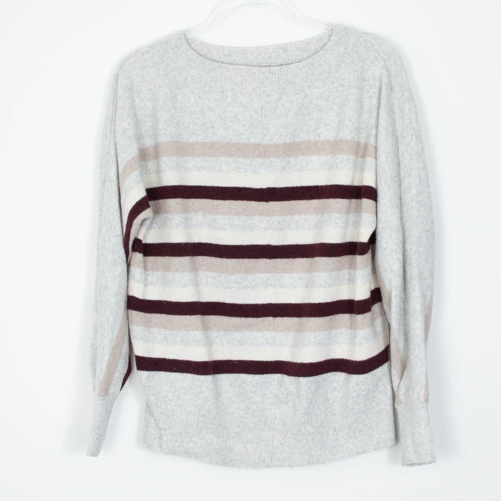 Loft Long Sleeve Pullover Striped Sweater Womens‎ Size Small